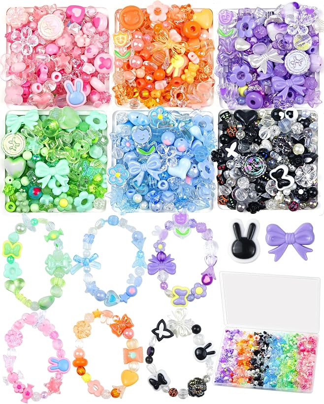 FIVEIZERO Beads Flower Butterfly Aesthetic